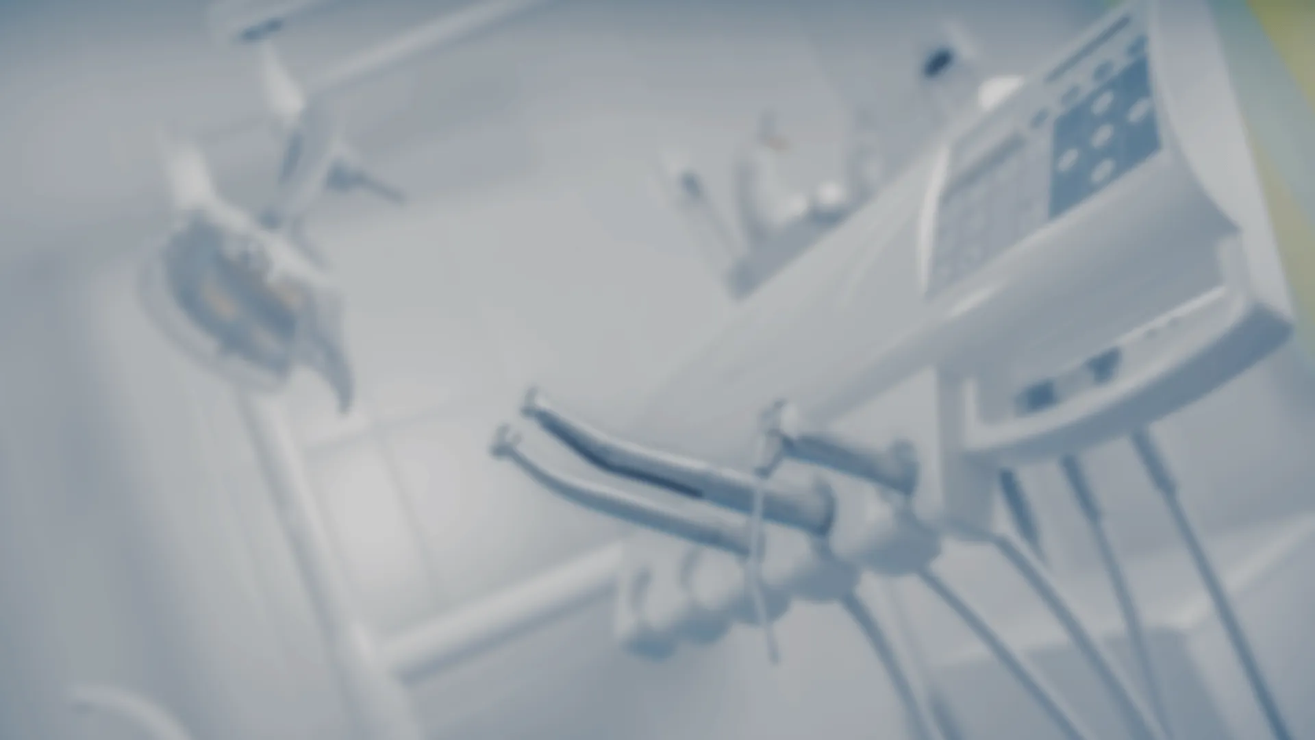 Blurred image of dentist's office.