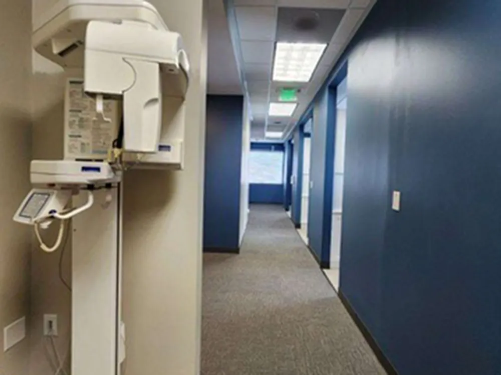 A hall at CJ Dental.